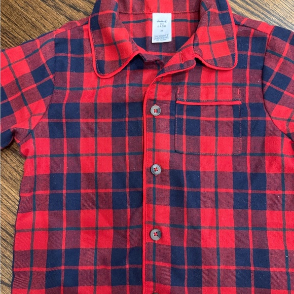 Janie & Jack 2T holiday pajamas - Picture 4 of 5